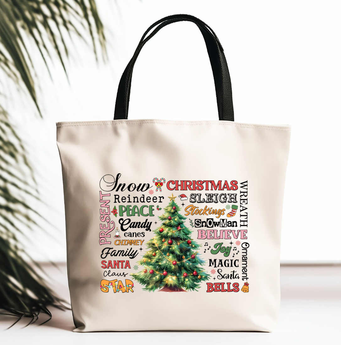 Tote - Christmas Words