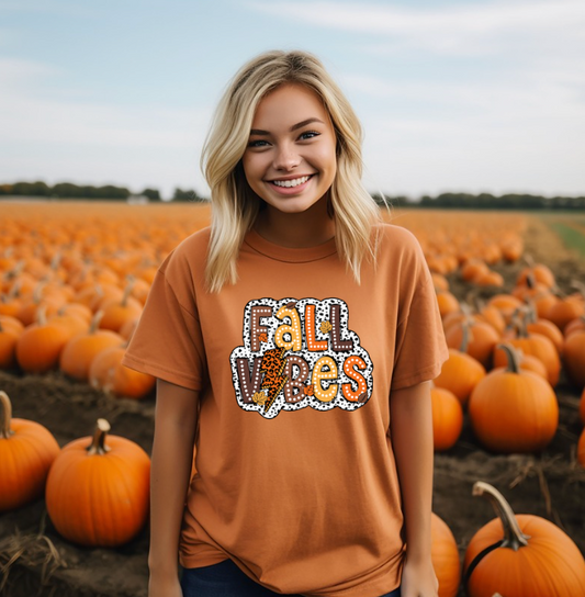 Adult Fall Vibes T-Shirt