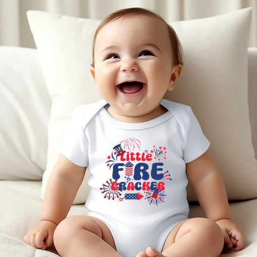 Infant Little Fire Cracker Onesie