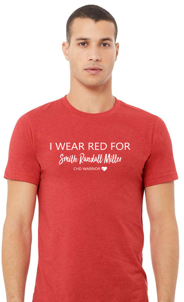 Adult I Wear Red For T-shirt