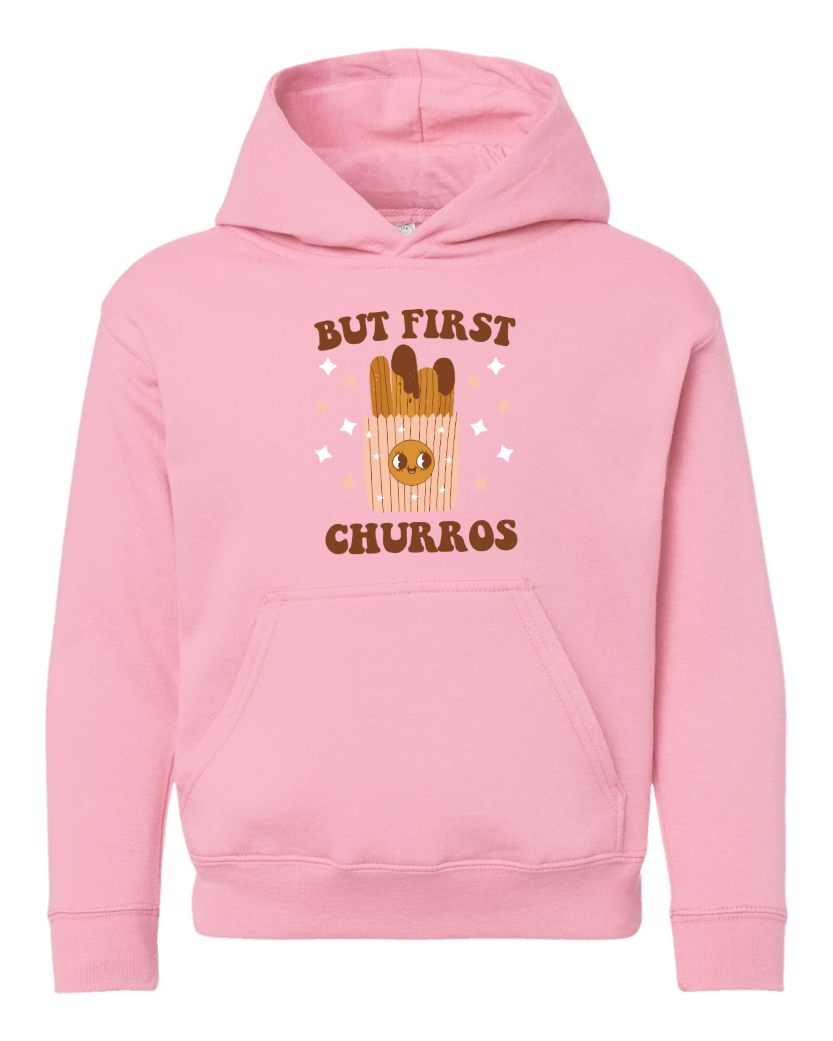 Youth But First Churros Hoodie