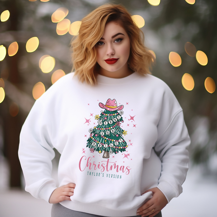 Adult Christmas Taylor's Version Sweatshirt