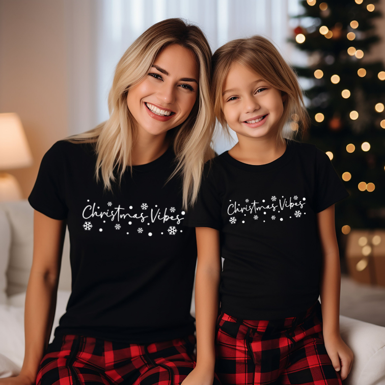 Youth Christmas Vibes T-Shirt