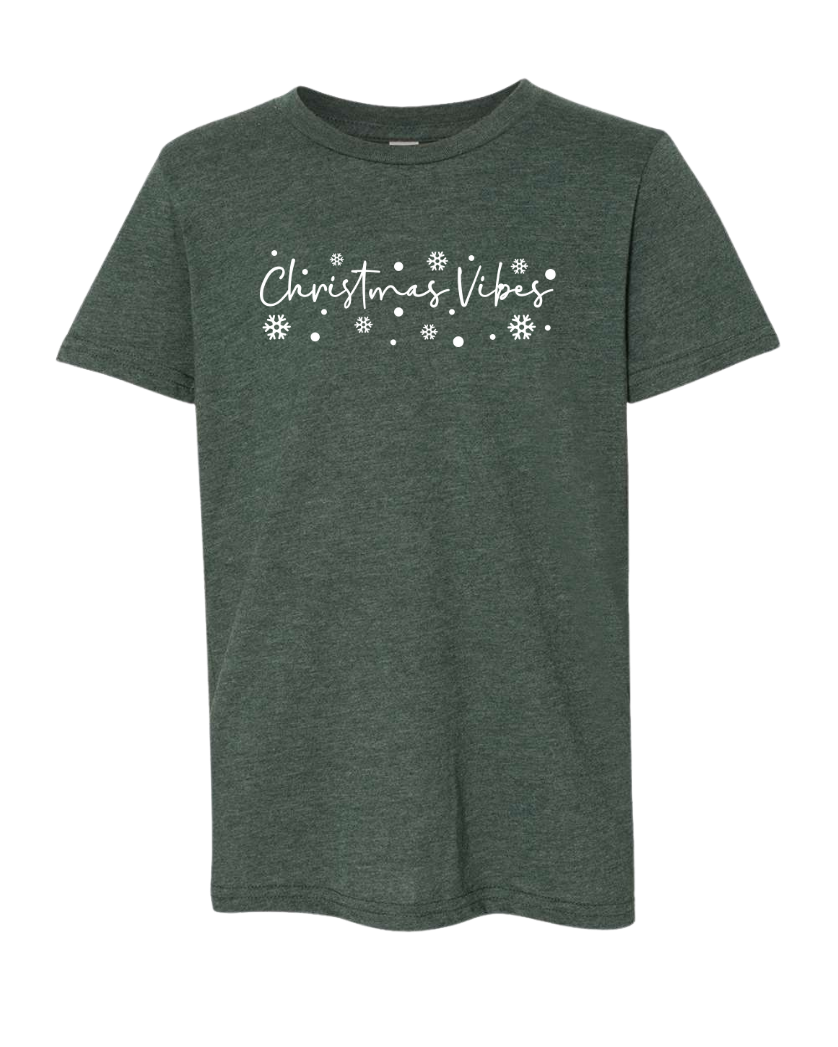 Youth Christmas Vibes T-Shirt