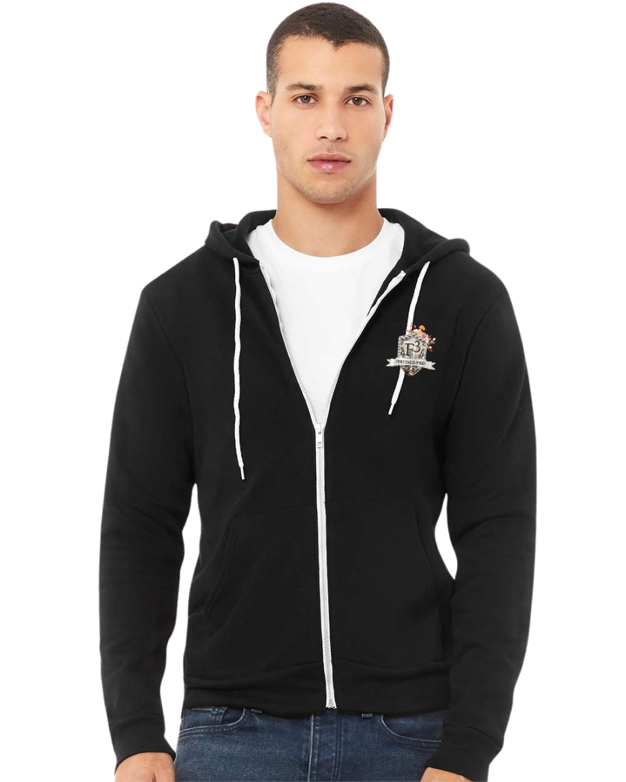 Bella Canvas Sponge Fleece Full-Zip Hoodie