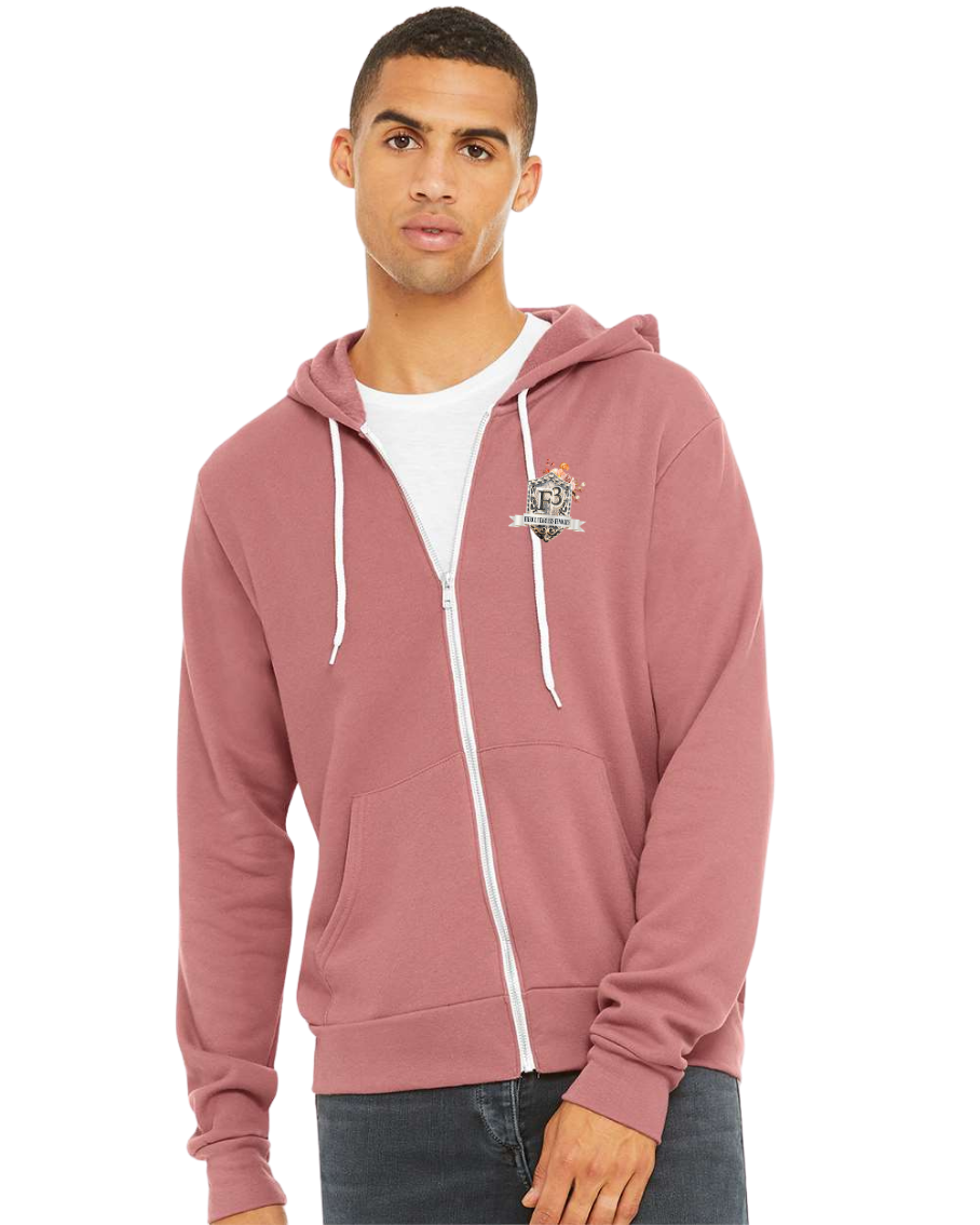 Bella Canvas Sponge Fleece Full-Zip Hoodie