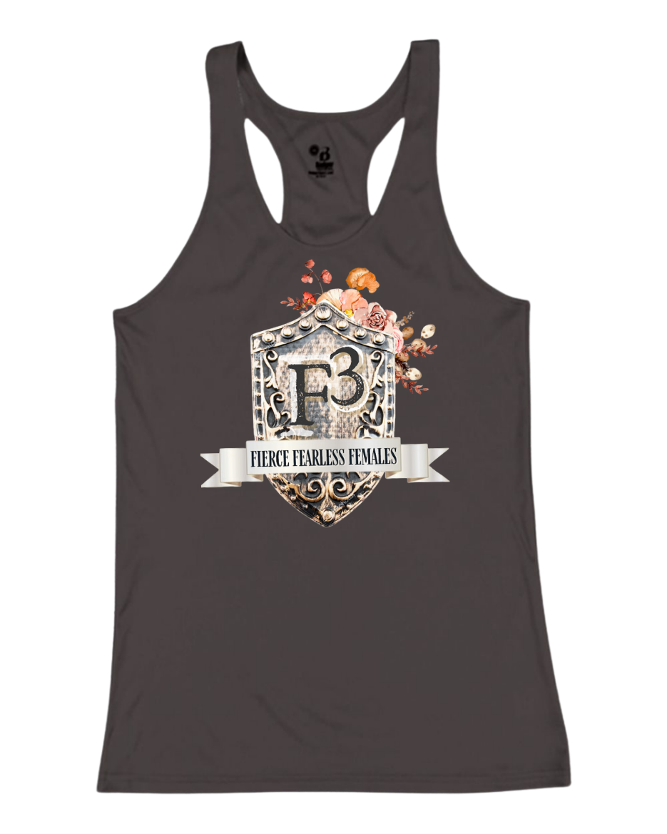 Badger Girl's B-Core Racerback Tank Top