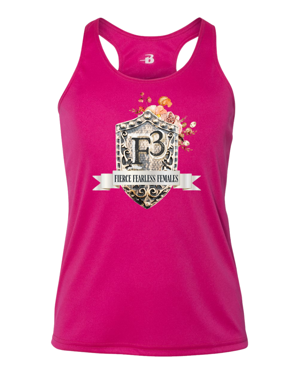 Badger Girl's B-Core Racerback Tank Top