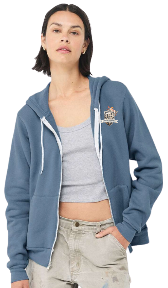 Bella Canvas Sponge Fleece Full-Zip Hoodie