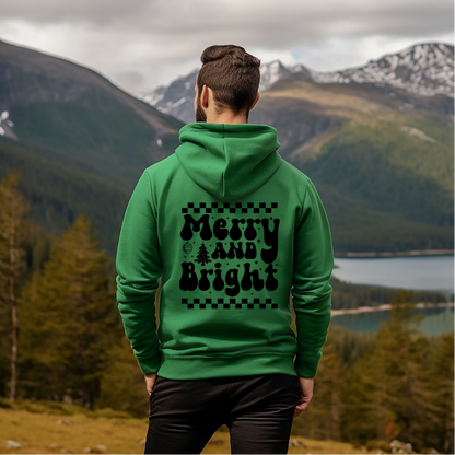 Adult Merry and Bright Hoodie