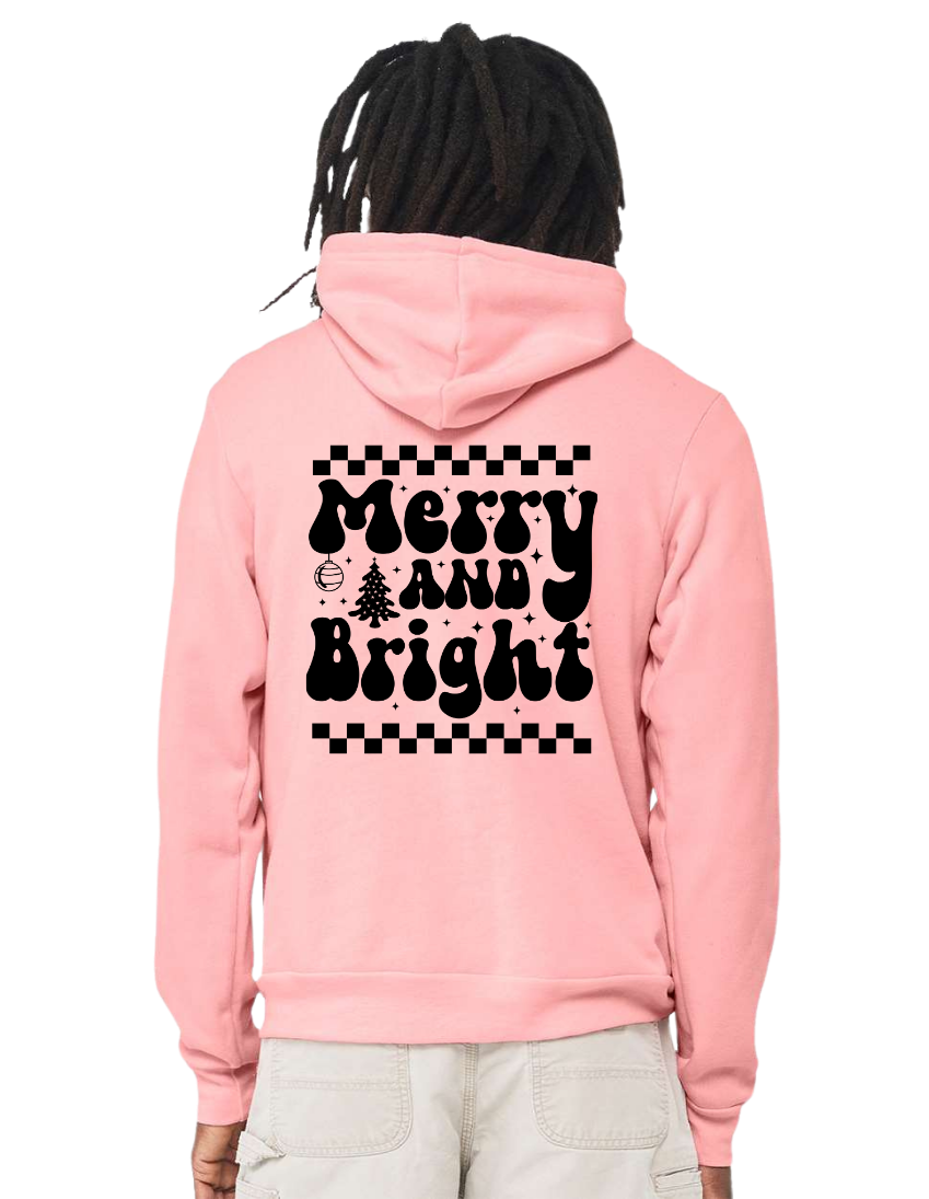 Adult Merry and Bright Hoodie