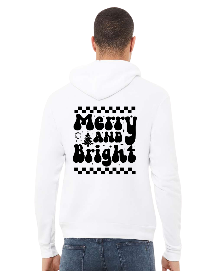 Adult Merry and Bright Hoodie