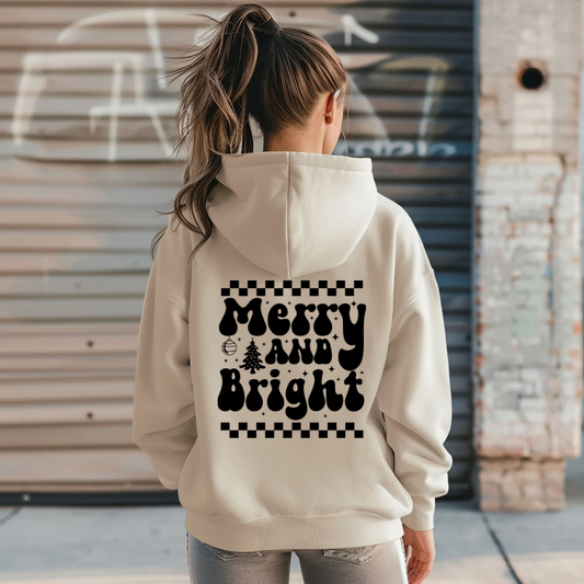 Adult Merry and Bright Hoodie