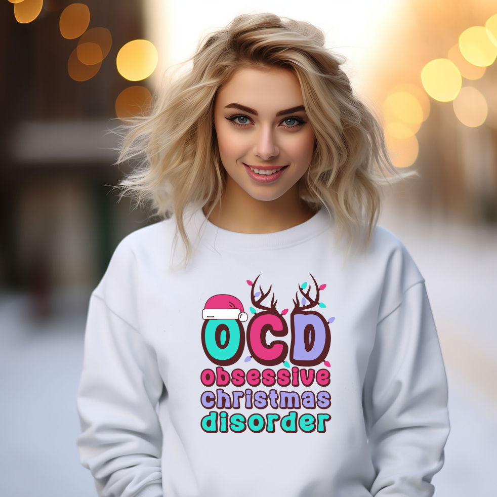 Adult Obsessive Christmas Disorder Sweatshirt