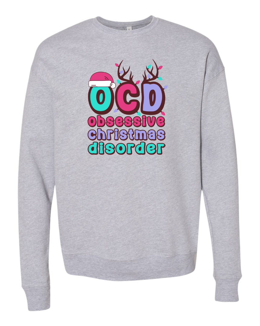 Adult Obsessive Christmas Disorder Sweatshirt