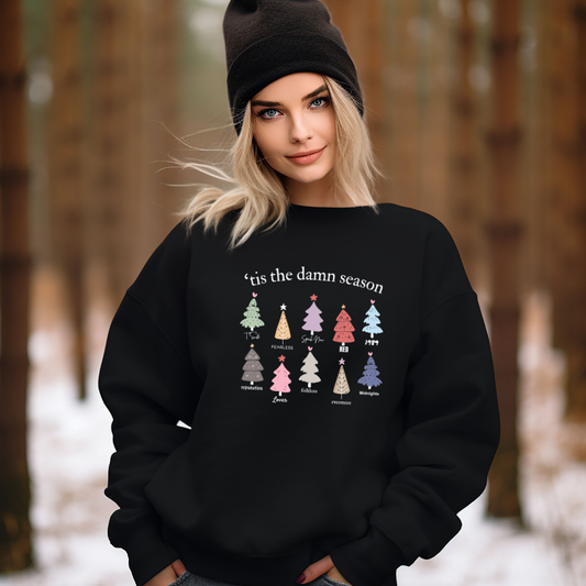 Adult Tis the Damn Season Sweatshirt