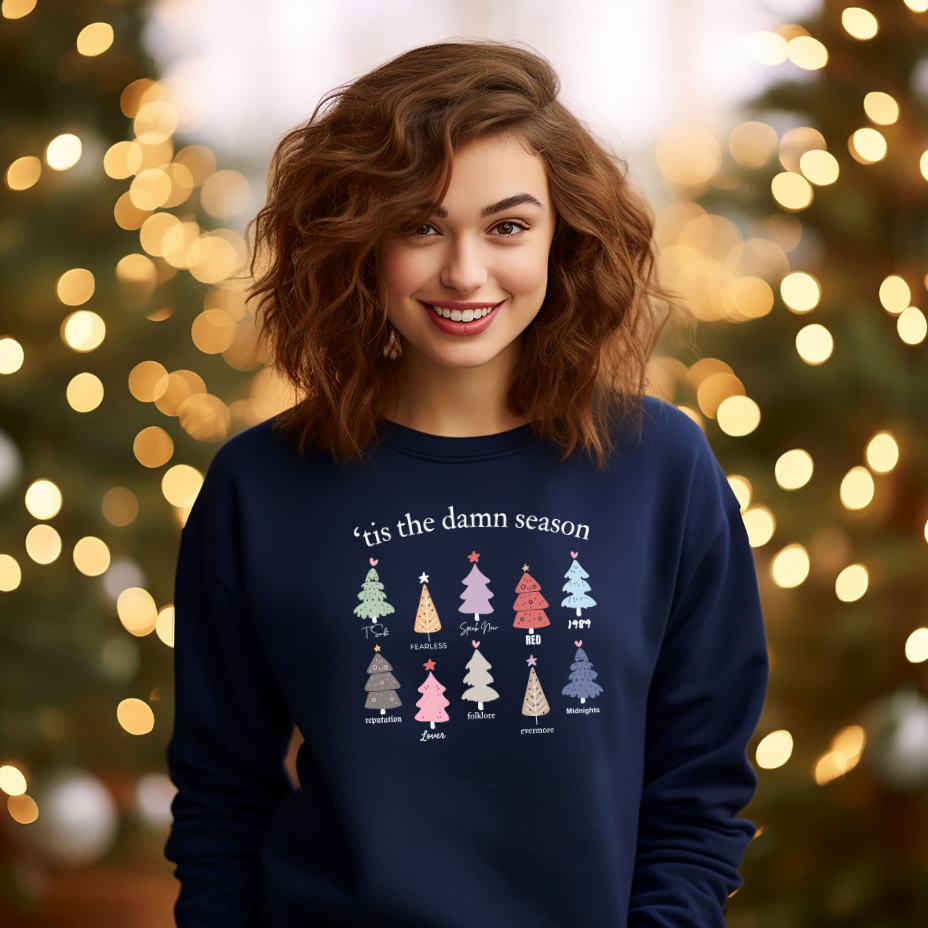 Adult Tis the Damn Season Sweatshirt